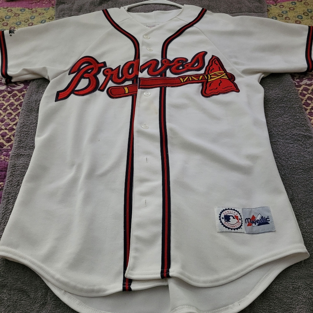 John Smoltz jersey.
